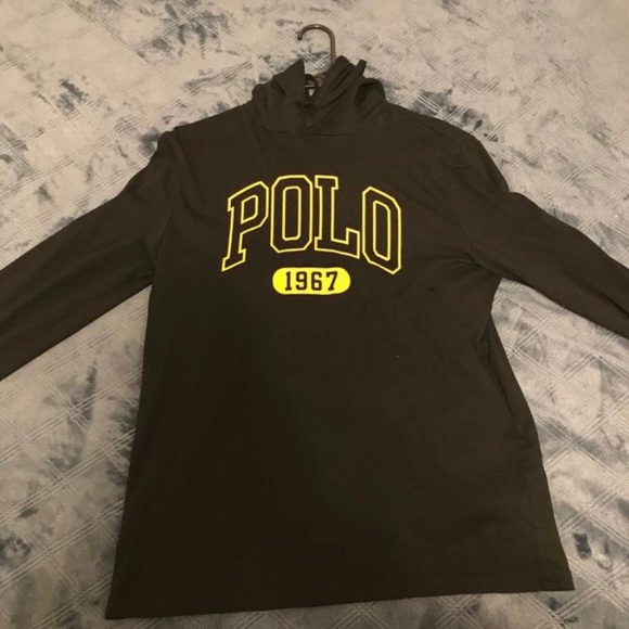 ralph lauren hooded long sleeve t shirt